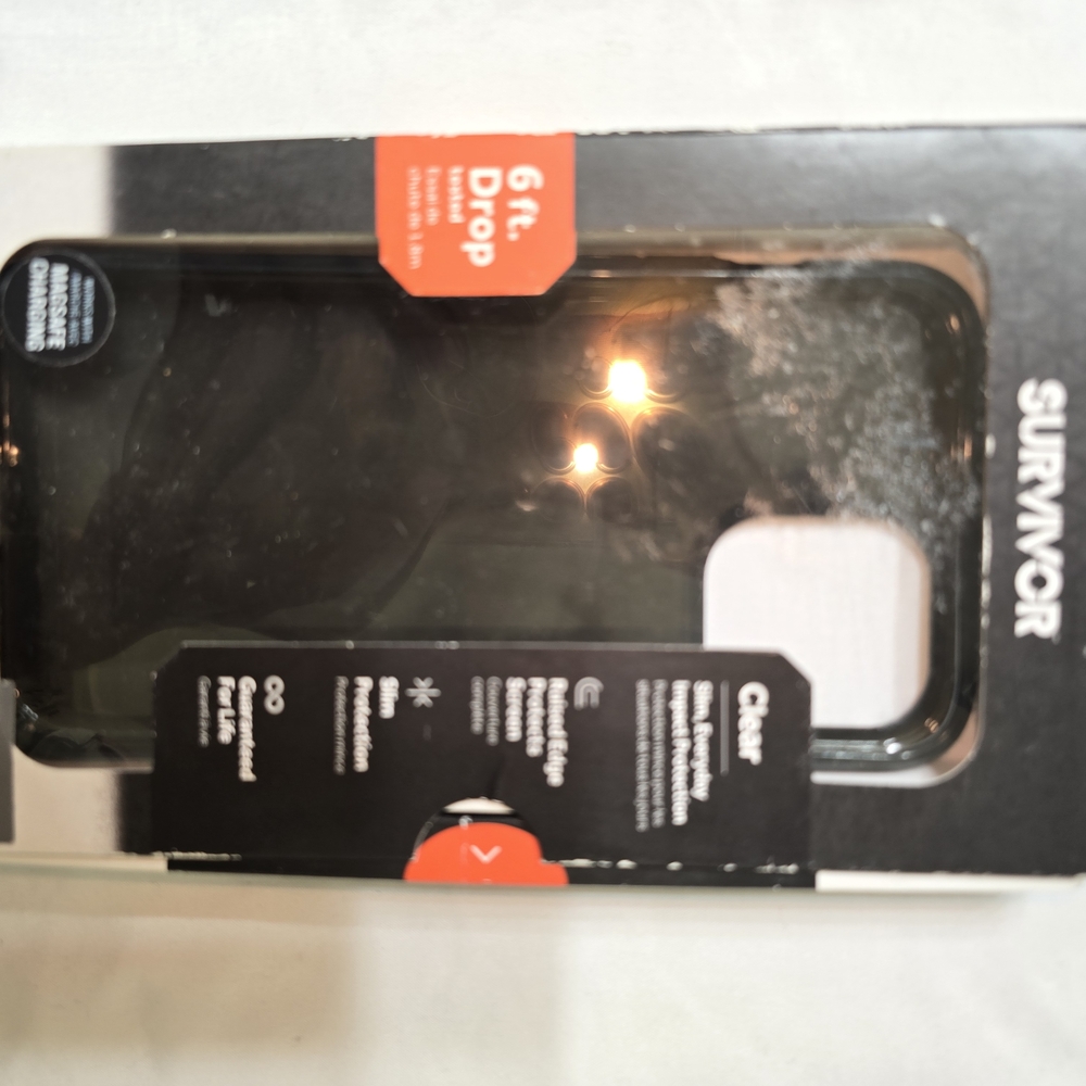 Clear/ Blk 12 PRO MAX iPhone Case